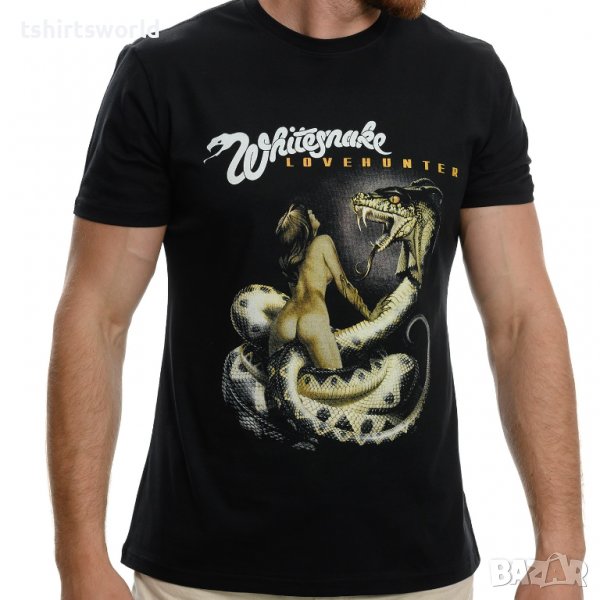 Нова мъжка тениска с дигитален печат на музикалната група WHITESNAKE, снимка 1