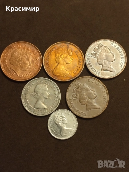 Монети Елизабет , снимка 1