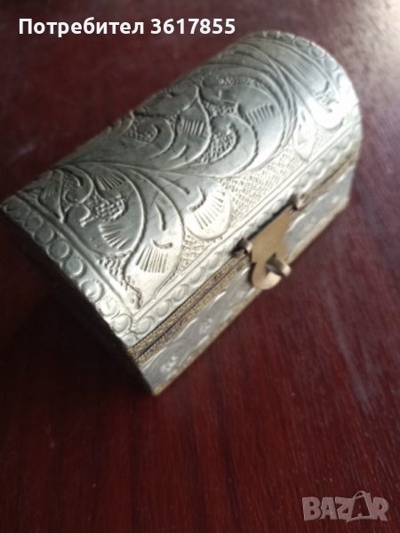 Кутия за бижута сребро ретро , снимка 1