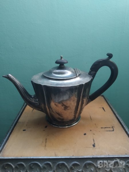 стар посребрен чайник, снимка 1