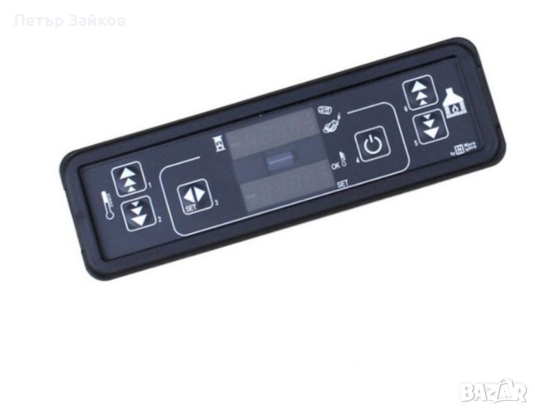 ДИСПЛЕЙ Пелетна камина ХОРИЗОНТАЛЕН PC025_A07 LED, снимка 1