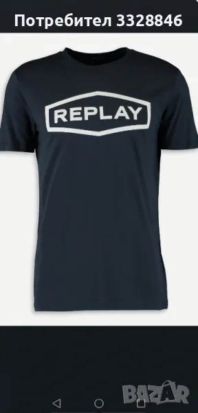 Оригинална тениска Replay размери M и L, снимка 1