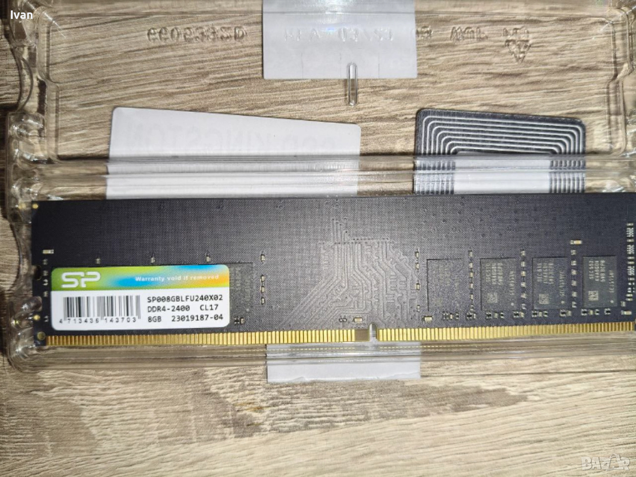 RAM Памет за компютър 8GB DDR4 2400MHz Silicon Power с гаранция, снимка 1