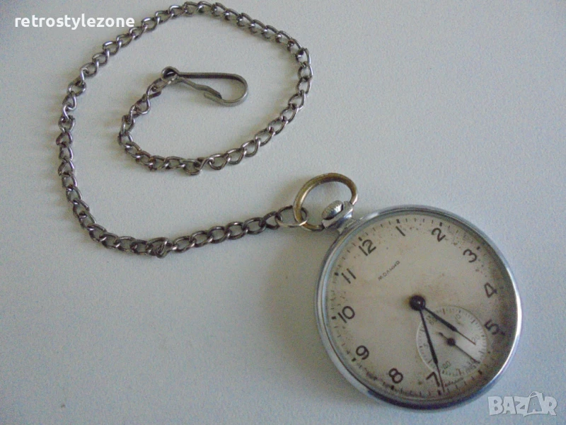№ 8079 стар руски джобен часовник -  МОЛНИЯ , снимка 1