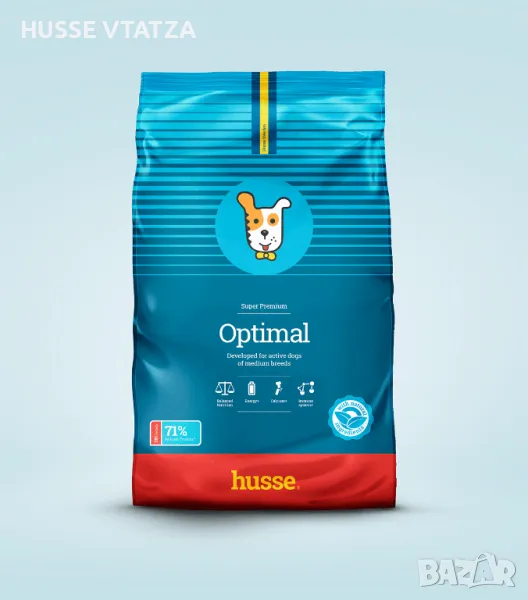 Храна за Кучета Husse OPTIMAL 12 кг. , снимка 1