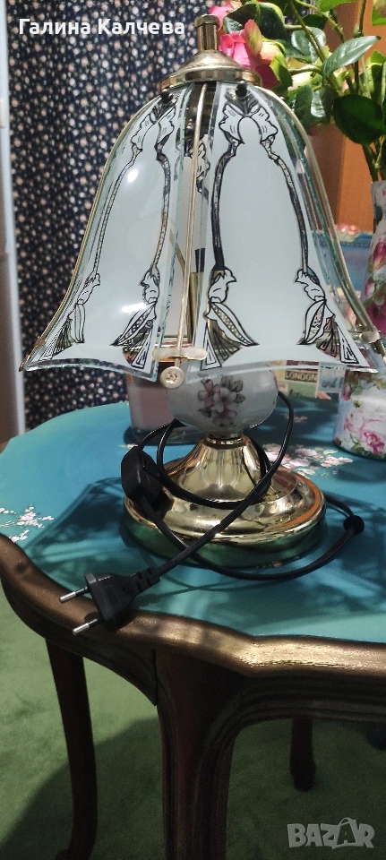 Нощна витражна лампа , снимка 1