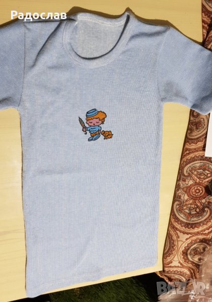 Детска тениска фанелка и вълнен чорапогащник 8 - 10 год, снимка 1