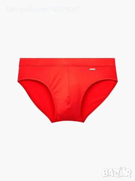червен мъжки бански, снимка 1