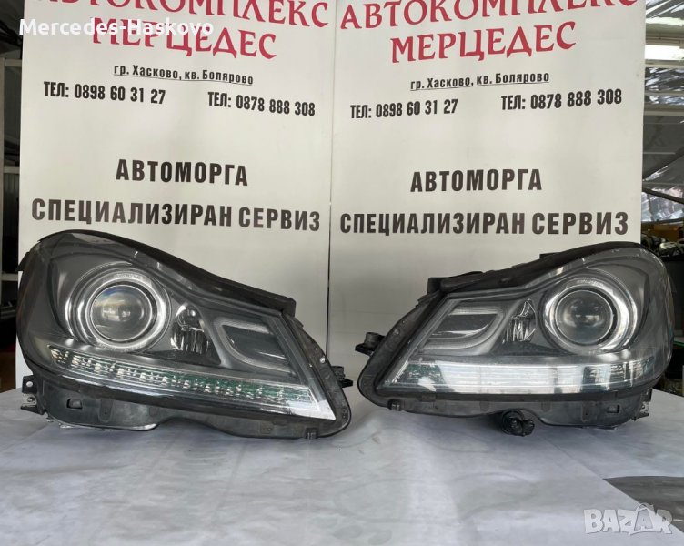 Фарове за Ц класа 204 Фейслифт, снимка 1