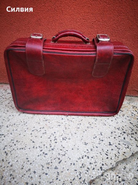 Куфар за багаж естествена кожа, снимка 1