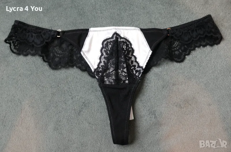 Boohoo Premium Satin Thong M нова луксозна прашка с етикет, снимка 1