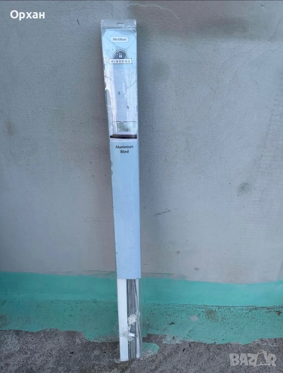 Пластмасови хоризонтални щори 80х130см бели чисто нов, снимка 1