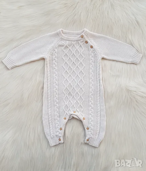Плетен ромпър H&M 1-2 месеца ръст 56см. , снимка 1