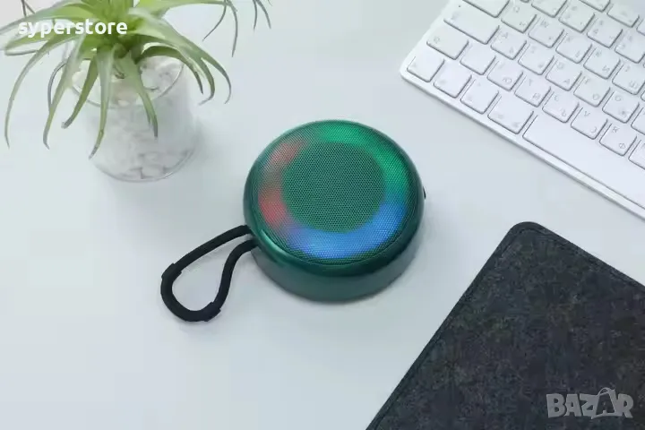 Тонколона Блутут безжична Digital One SP00977 JR Pop Speakers Wireless Bluetooth 5.1, зелена, снимка 1