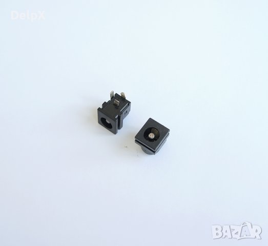 Букса захранваща pvc за панелен монтаж 5,5x2,1mm(м), снимка 1 - Друга електроника - 42590457