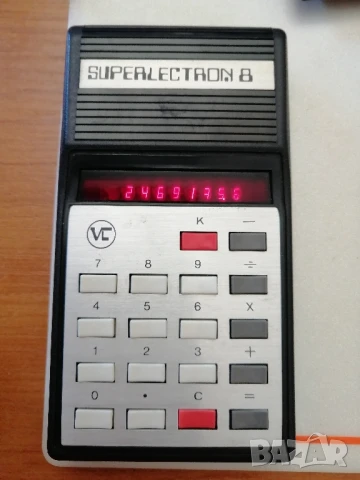 Ретро калкулатор SUPERLECTRON 8, снимка 3 - Антикварни и старинни предмети - 50753996