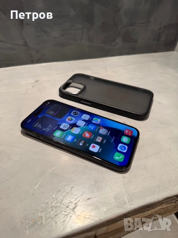 КАТО ЧИСТО НОВ Iphone 15 Black + калъф, снимка 7 - Apple iPhone - 54152944