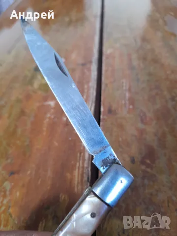 Стар джобен нож,ножче,ножка #114, снимка 7 - Други ценни предмети - 50422873