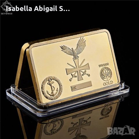 Колекционерски нацистки златни кюлчета, златно кюлче от Третият Райх, Ервин Ромел и т.н., снимка 9 - Антикварни и старинни предмети - 30768918