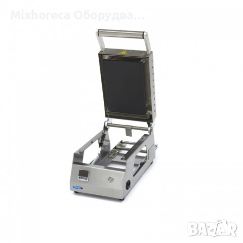 Опаковъчна машина за храна със запечатване отгоре-малка 25x18 см., 6-8 тави за минута