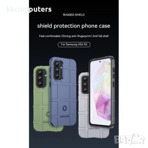 Samsung Galaxy A36 5G / A56 5G Удароустойчив Square Grid Design Калъф и Протектор, снимка 9 - Калъфи, кейсове - 50797718