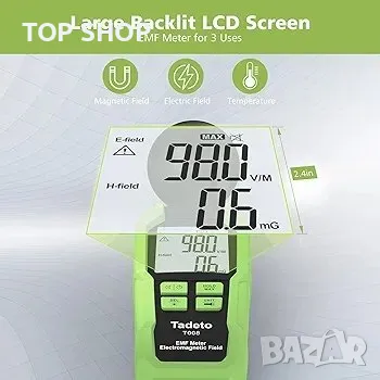 електромагнитен детектор на магнитно поле с LCD, снимка 2 - Друга електроника - 48732215