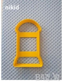 Врата пласмасов резец форма сладки фондан декор