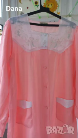 Нощница с  халат и бродерии, снимка 2 - Нощници - 47497473