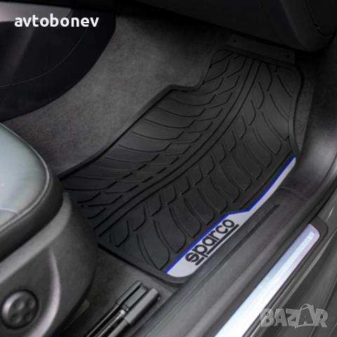 Гумени стелки SPARCO SPF507BL - универсални - 4бр./к-т черно/синьо, снимка 3 - Аксесоари и консумативи - 53105282