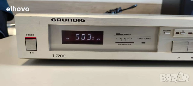 Стерео тунер Grundig T 7200#2, снимка 8 - Ресийвъри, усилватели, смесителни пултове - 51430265