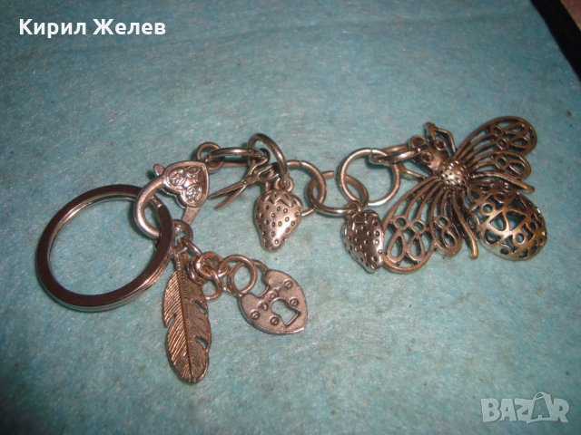 ПОСРЕБРЕН АРТ КЛЮЧОДЪРЖАТЕЛ ПЛЕЛА ВИСУЛКИ МНОГО КРАСИВ и ОРИГИНАЛЕН МОДЕЛ 14334, снимка 2 - Други - 35009795