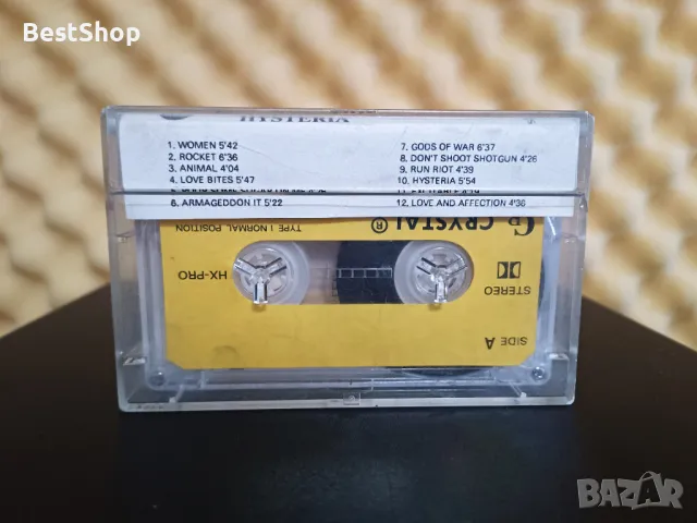 Def Leppard - Hysteria, снимка 2 - Аудио касети - 47980408