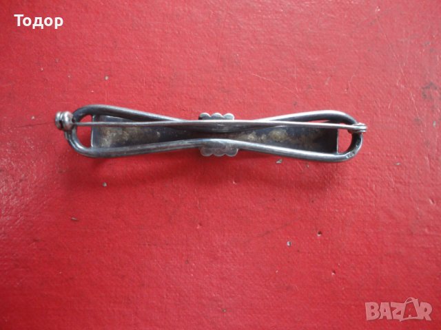 Страхотна сребърна брошка Арт Деко  835, снимка 4 - Други - 39945894