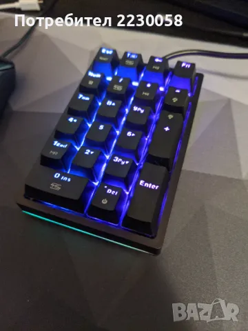 Механичен Numpad - MOTOSPEED K23 – RGB, снимка 5 - Клавиатури и мишки - 49019058