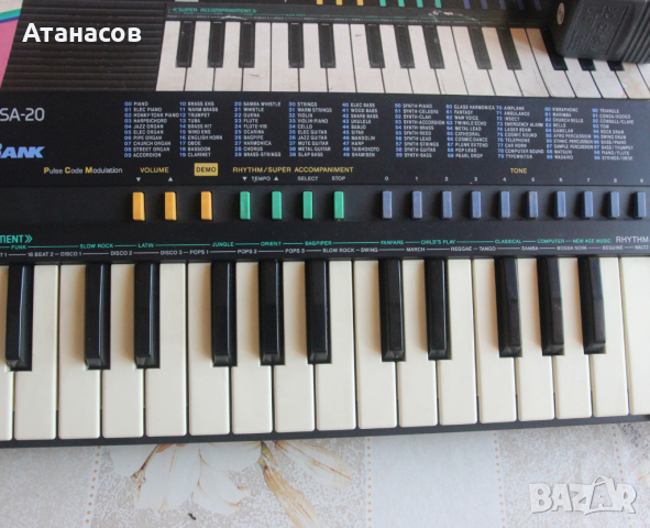 Синтезатор Casio SA-20 Tone Bank Keyboard, снимка 5 - Синтезатори - 44595128