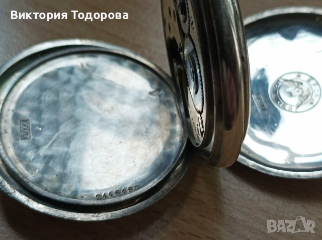 Сребърен джобен часовник Longines , снимка 13 - Антикварни и старинни предмети - 40801346