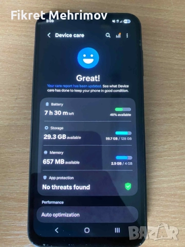 Samsung A15 128gb отличен, снимка 3 - Samsung - 52377672