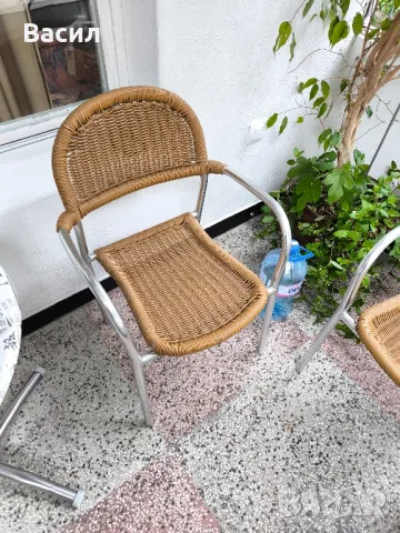 маса с четири стола, снимка 4 - Градински мебели, декорация  - 50311749