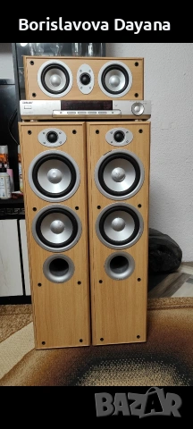 тонколони Jamo E350 + ресивър sony + Субуфер Panasonic , снимка 3 - Тонколони - 53024931