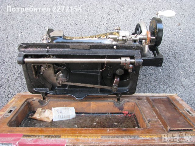 Шевна машина 19 век FRISTER & ROSSMANN, снимка 10 - Антикварни и старинни предмети - 29904931