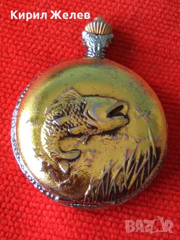 LOUIS DELON QUARTZ ЗЛАТИСТ МИНИ ВИНТИДЖ МОДЕЛ КВАРЦОВ ДЖОБЕН ЧАСОВНИК МАШИНА КВАРЦ и МЕХАНИКА 43932, снимка 15 - Джобни - 45097463