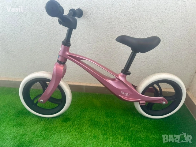 Баланс колело Lionelo - Bart, розов металик, снимка 1