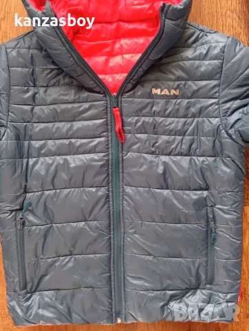 MAN lion edition driver jacket - ОЛЕКОТЕНО мъжко яке 2-ЛИЦЕВО КАТО НОВО Л, снимка 9 - Якета - 56260797
