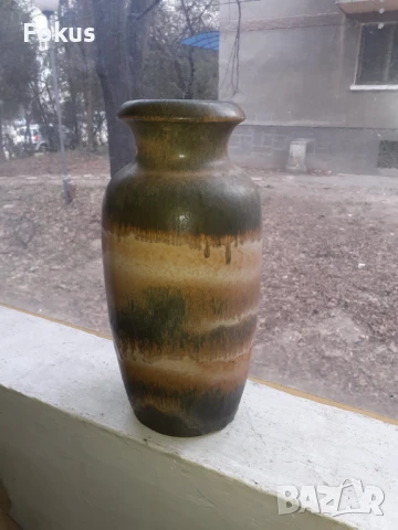 Страхотна голяма ваза немска керамика Scheurich Keramik, снимка 6 - Антикварни и старинни предмети - 51074570