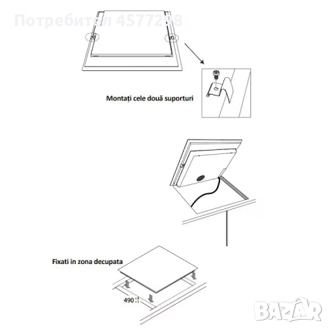 Плот за вграждане Samsung Индукционен, 4 нагревателни зони, Touch Control, Керамична повърхност, LED, снимка 6 - Котлони - 52520060