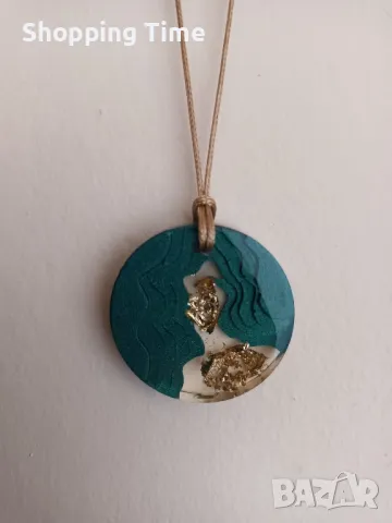 НОВО колие ръчна изработка епоксидна смола, Спиди/лично предаване , снимка 1