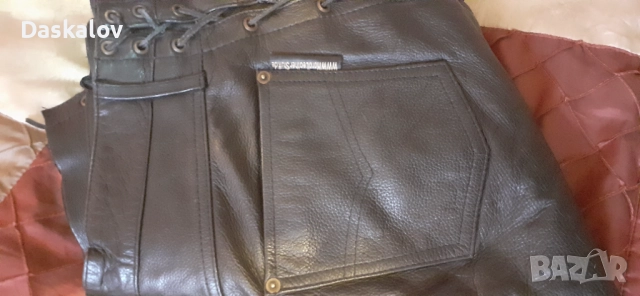 Продавам кожени панталони, снимка 9 - Панталони - 51710082