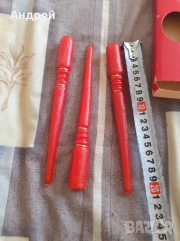 Стари декоративни свещи, снимка 5 - Други ценни предмети - 30904218