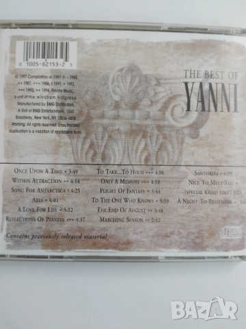 Yanni - The best - матричен диск музика, снимка 2 - CD дискове - 54230546