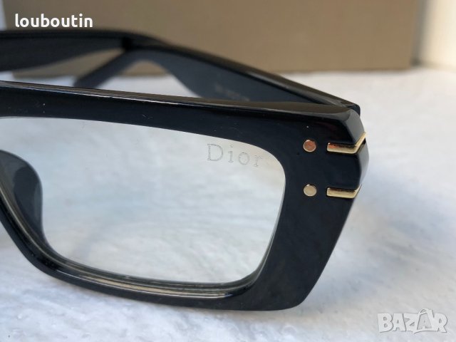 Dior 2023 дамски слънчеви очила правоъгълни маска прозрачни , снимка 12 - Слънчеви и диоптрични очила - 40646081